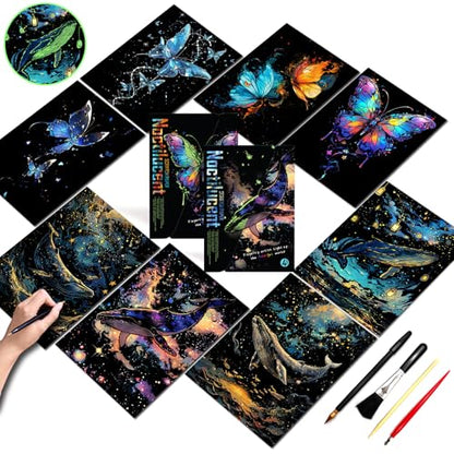 Glow in The Dark Scratch Art for Adults