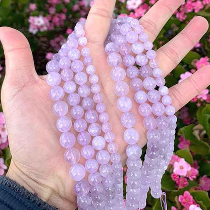 70pcs Adabele Natural Purple Lavender Jade Healing Gemstone 10mm Round Loose Beads Gem Stone Spacer for DIY Craft Jewelry Making GE14-10
