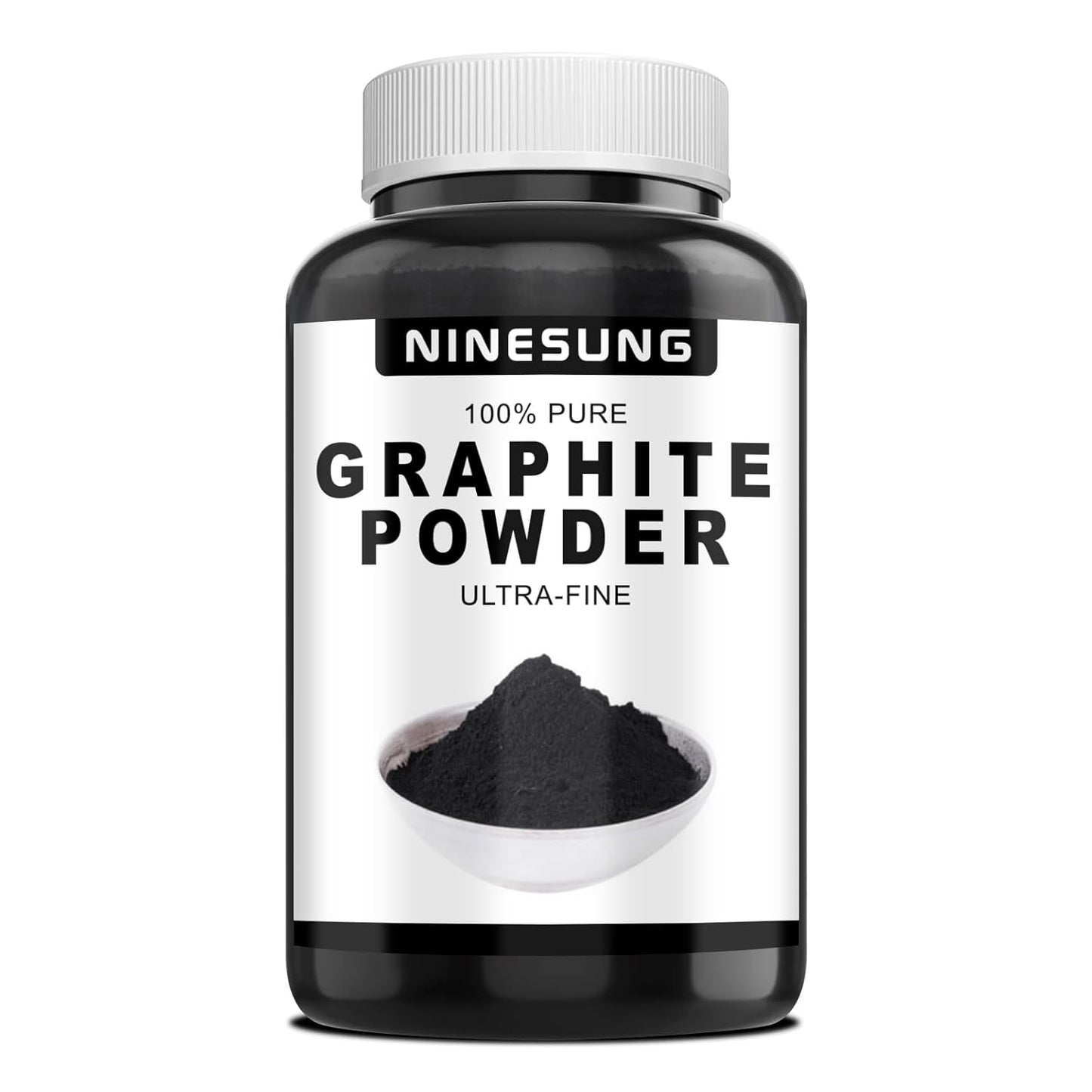 Pure Graphite Powder, 44-Micron Ultra-Fine Graphite Powder, Excellent Dry Powdered Graphite's Lubricant, Amazing Artistic Powdered Graphite's for Sketching, Drawing, Pencils, Locks - 8 oz