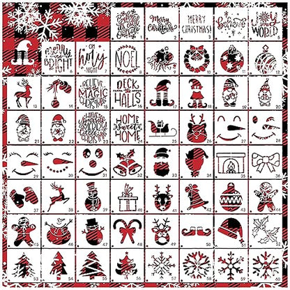 Small Stencils for Painting on Wood Reusable (60 Count)