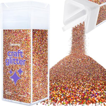 Craft Glitter Shaker Bronze Brown Holographic 130g Ultrafine (4.5 Ounce)