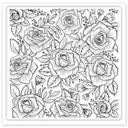 Polymer Clay Texture Sheets Rose Background Silicone Texture Stamp Sheets for Polymer Clay Texture Mat for Making Earrings Jewerly