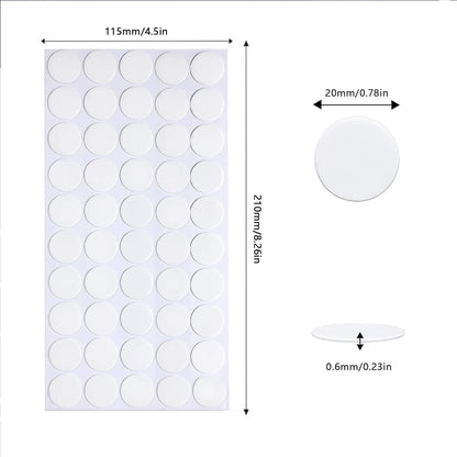 Adhesive Stick dots Two-Sided Sided Mounting Putty Stick Tack for Wall Hanging Crafts Balloons Festival Party Decorations,Clean Removable()