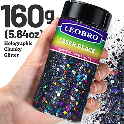 Black Glitter (5.64 Ounce)