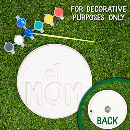Paint Your Own #1 MOM Stepping Stone