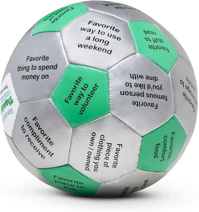 Trainers Warehouse 6" Thumball Collection, 32 Prompts for Conversation, Team Building, Relationship and Training