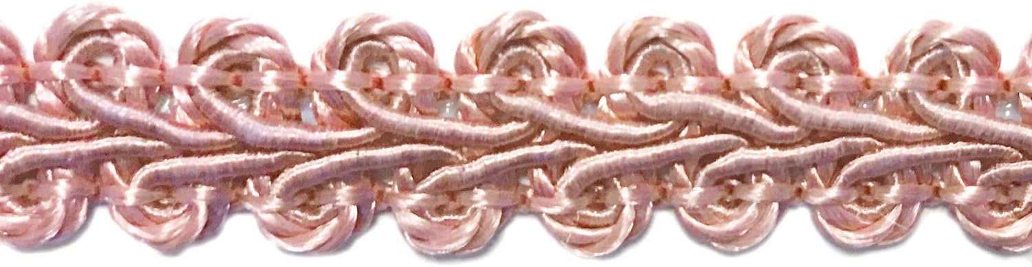 BEL AVENIR Braid Trim 1/2 inch 13.6 Yards French Gimp Basic Sewing Polyester DIY Crafts Costume Home Decorative (Pink) - Crafty Corner
