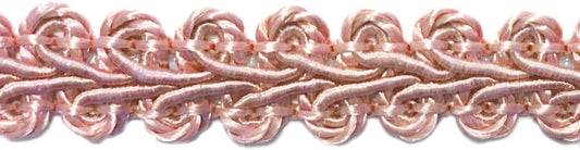 BEL AVENIR Braid Trim 1/2 inch 13.6 Yards French Gimp Basic Sewing Polyester DIY Crafts Costume Home Decorative (Pink) - Crafty Corner
