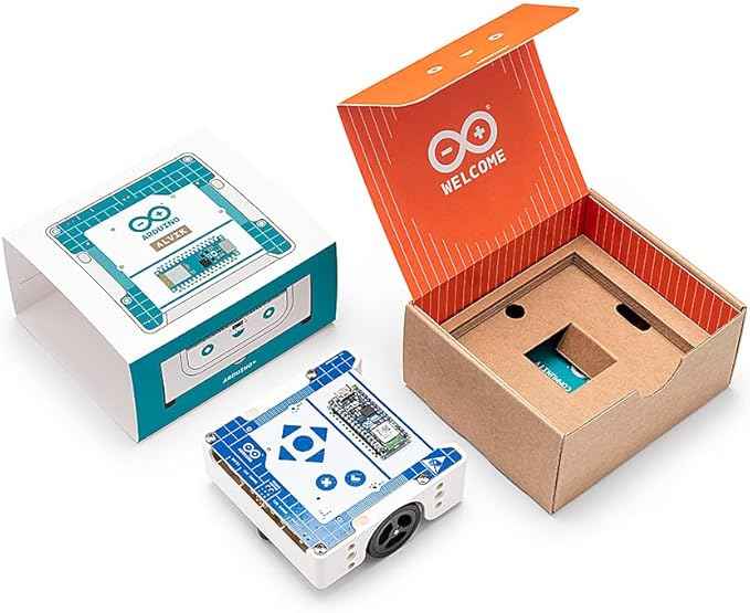 Arduino Alvik [AKX00066] - Programmable Robot - Powered by Nano ESP32, Compatible with MicroPython | Line Following, Multi-Sensors, and Lego Technic Integration