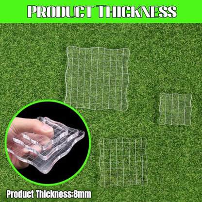 3Pcs Wave Like Acrylic Blocks Set (3 Count)