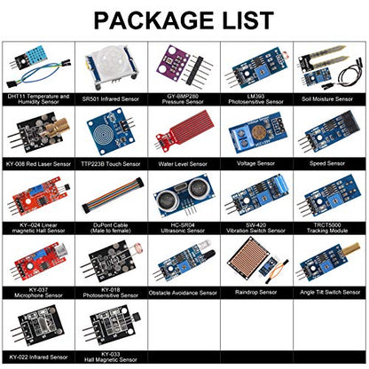 Sensor Modules Kit for Arduino Raspberry
