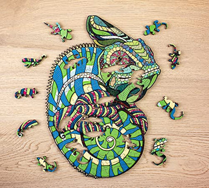 Chameleon Wooden Jigsaw Puzzle