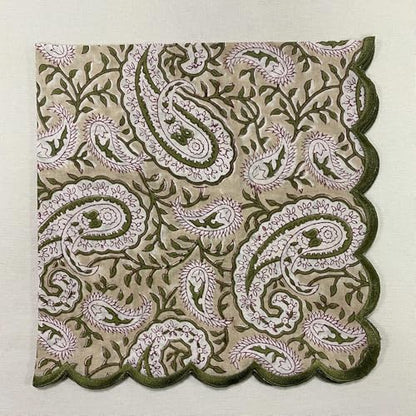 Hand Block Print Cloth Napkins (4 Count)
