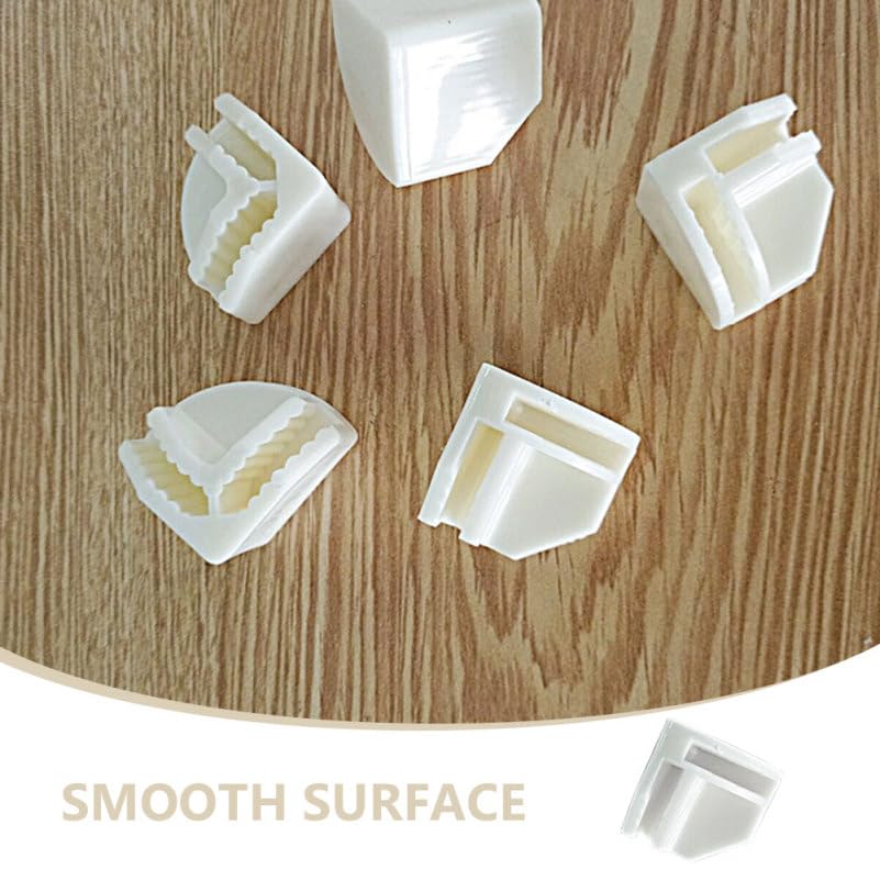 Right Angle Snap Buckles 50 Pack Plastic Cube Storage Connectors for Wire Cube Organizer Modular Closet Shelf Fixing Accessories 0.94 Inch