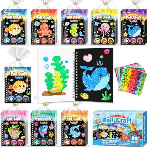 Foil Art Party Favors for Kids (24 Count)