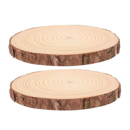 POPETPOP 2pcs Outdoor Stepping Stones Wooden Garden Pathway Stones DIY Kit for Landscaping Safe Non-Slip Surface