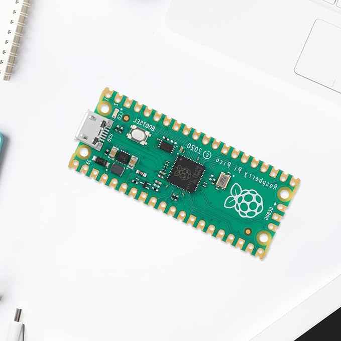 10pcs Raspberry pi pico Development Board with rp2040 Dual-core Cortex m0+ Processor, Supports c/c++/Python, 2mb Flash, spi/i2c/uart Interface