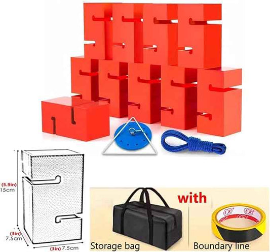 Team Building Team Tower Game Adults Work Outdoor Activities Field Day Teamwork Block Stacking Game Kit for Office School Group