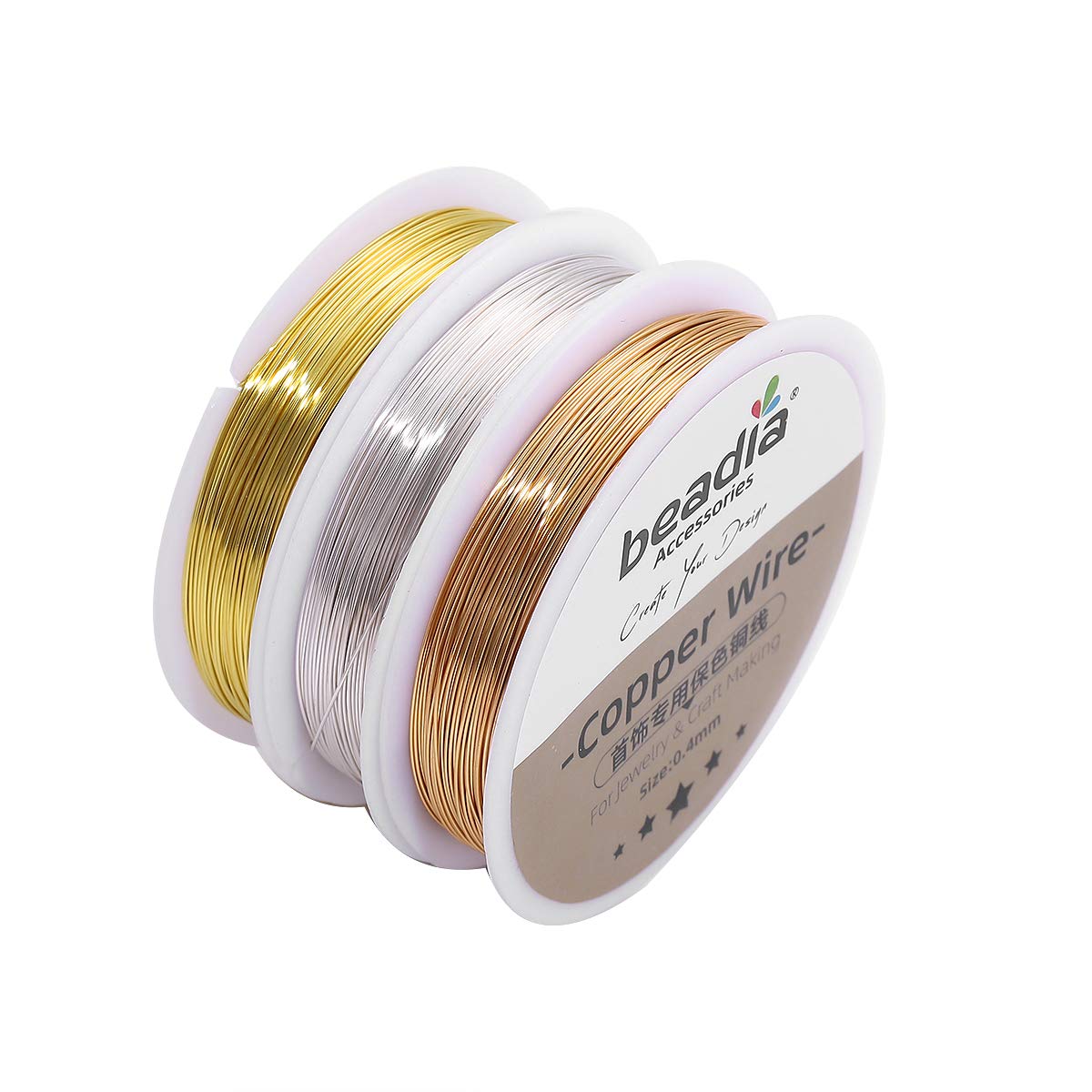 Silver Copper Wire 0.6mm Bead Cord for Bracelet Necklace Charm Beading Jewelry Making 16yard - Crafty Corner