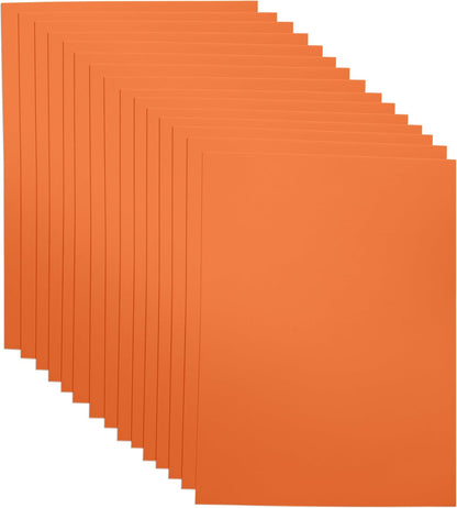 Orange EVA Foam Sheets for Crafts, 9 x 12 Inch, 2mm Thickness – Ideal for DIY Arts and Crafts, Foam Paper for Kids, Cosplay and Costumes - 15 Pack - Crafty Corner