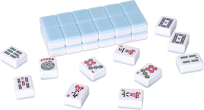 American Mahjong Tile Set with 166 Blue Back Tiles (1.2”, Tiles Only)