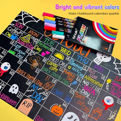 Liquid Chalk Markers for Blackboard (8 Count)