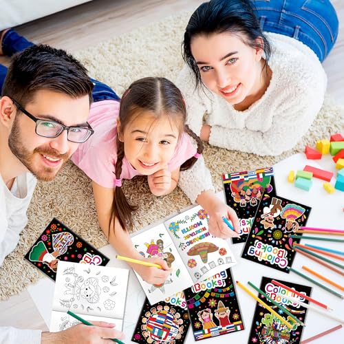 Hispanic Heritage Month Coloring Books (24 Count)