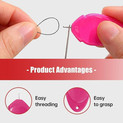 10 Pcs Needle Threader for Hand Sewing,2025 New Upgraded Automatic Sewing Machine Needle Threader Tool,Embroidery Simple Needle Threader,Automatic Threading Aid Needle Threader Tool