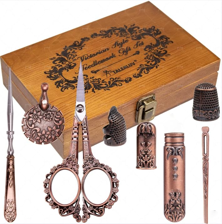 Vintage Embroidery Scissors Kit (30 Count)