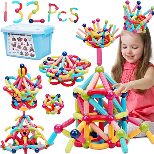 Magnetic Toy Montessori for Kids (132 Count)