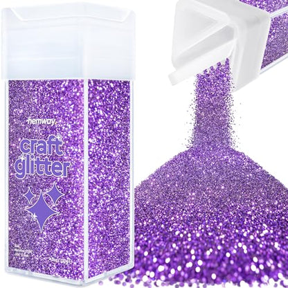 Craft Glitter Shaker Purple 110g Microfine (3.8 Ounce)