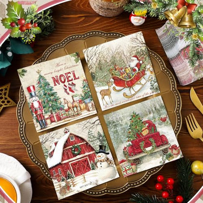 200 Pcs Christmas Napkins (200 Count)