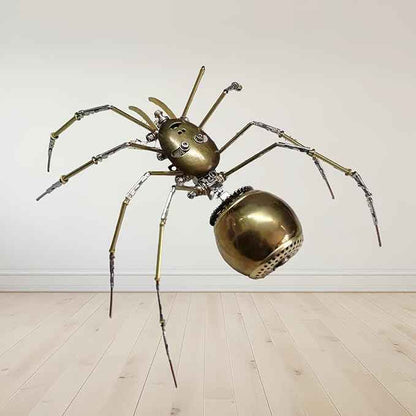 3D Metal Model Kits, Steampunk Bug Mechanical Sculpture Insect DIY Projects Hobby kit Birthday Gift, (Ghost Spider)