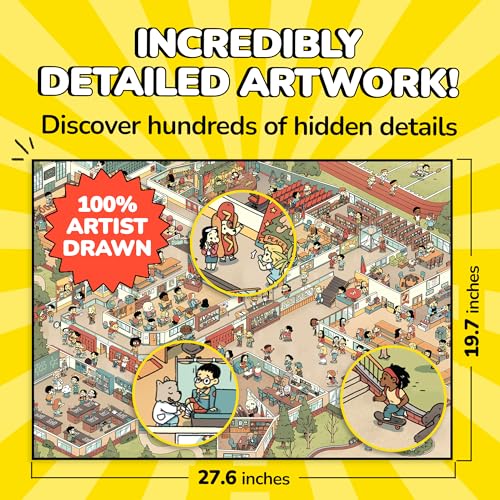 Jigsaw Puzzles 1000 Pieces with Storytelling Comics (1000 Count)