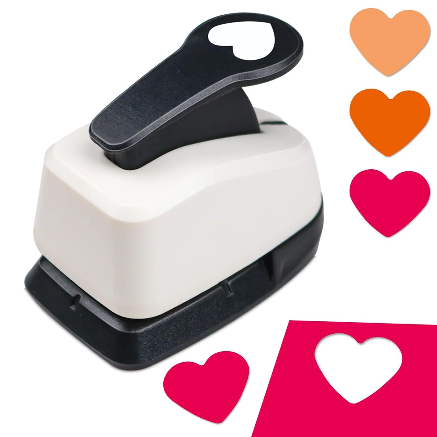 Heart Hole Punch 1 inch Heart Punch for Crafts Hearts Shaped Hole Puncher for Crafts Hearts Shape Paper Punch Craft Punches for Scrapbooking, Card Making - Crafty Corner