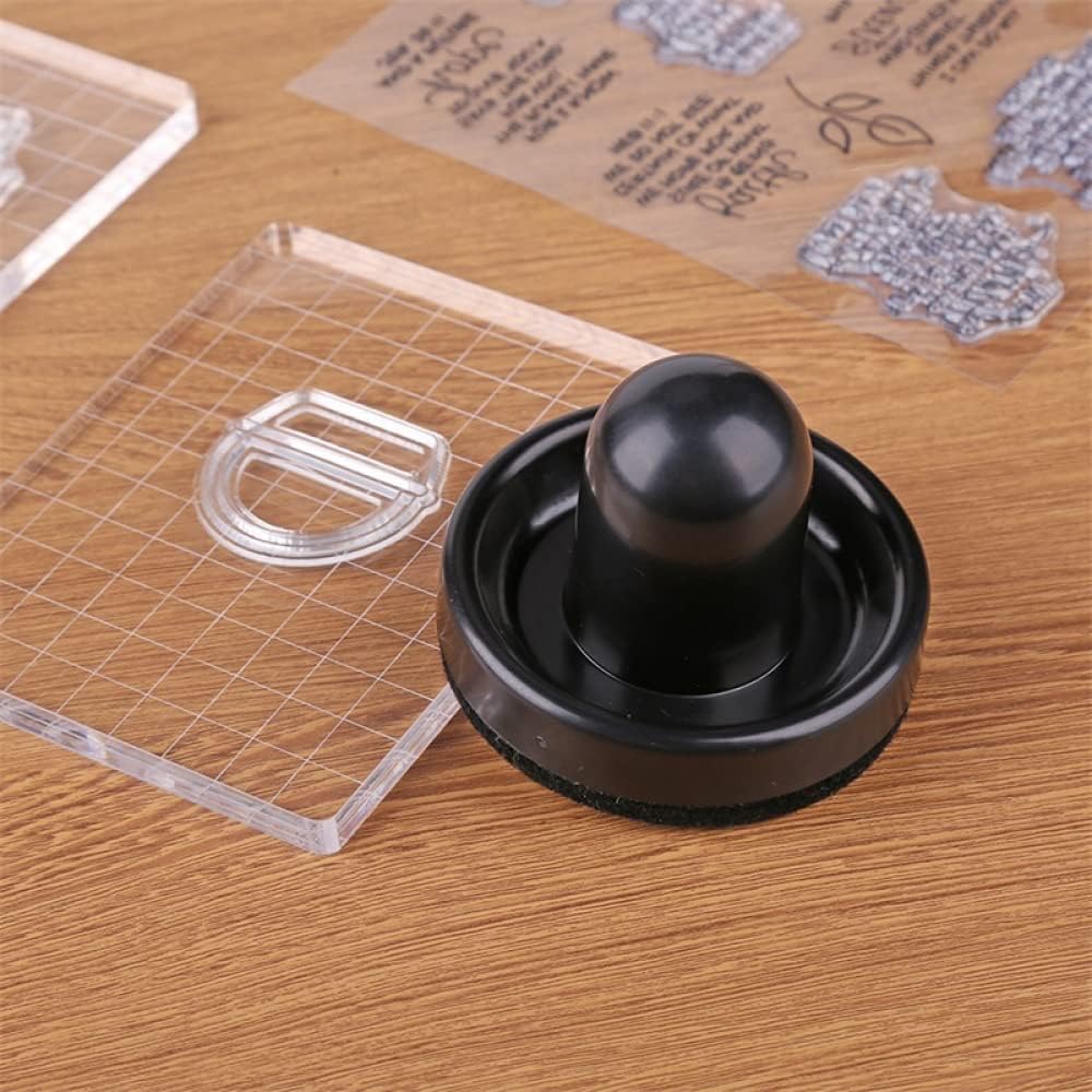 CYFUN DESIGN Rubber Stamp Pressure Tool for DIY Scrapbooking Crafts Stamp Embossing Tool,Precision Stamp Press Stamp Positioning Tools Arts Supplies Stamping Tools - Crafty Corner