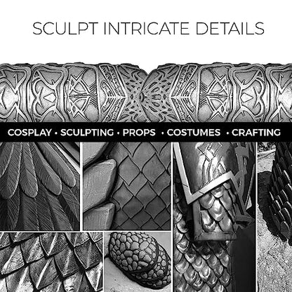 Cosplay Foam Sculpting Clay Set (10.5822 Ounce)