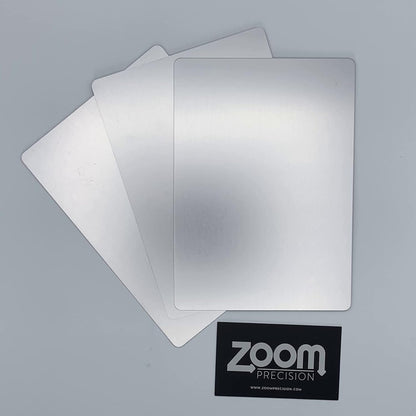 Metal Engraving Sheets for Etching with Maker, Explore Air 2, Silhouette Cameo 4, Brother Scan and Cut Zoom Precision Engraving Tool Tip Engraver; Blank Anodized Aluminum Sheets for Crafting - 3 Pack