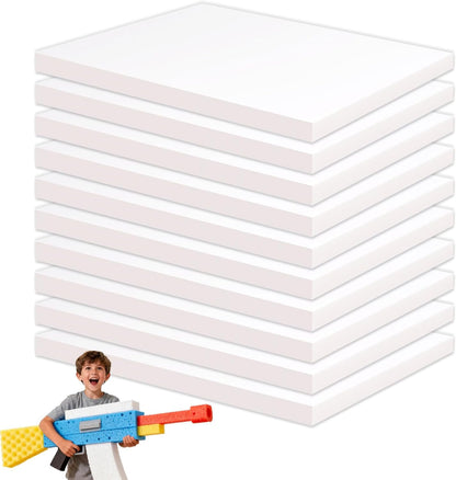 Gvereld High Density XPS Foam Board,10 Pack 11.7x7.8x0.4in Polystyrene Craft Foam Sheets, Rigid and Easy to Shape,DIY Modeling Art Projects, Party Decoration, Cosplay Prop Production, Heat Insulation - Crafty Corner