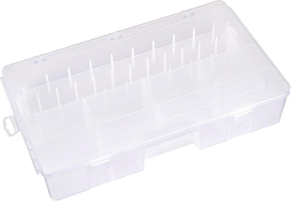 ArtBin 7003AB Sew-Lutions Sewing Supply Storage System with Lift-Out Thread Spool Tray, [1] Plastic Storage Case, Clear