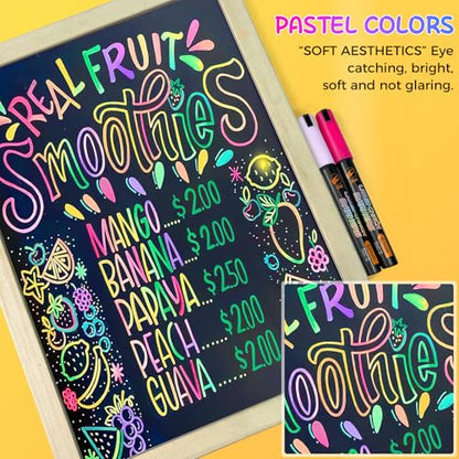 Liquid Chalk Markers for Blackboard Glass (10 Count)