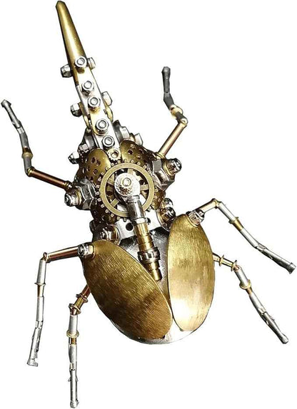 3D Metal Puzzles, Steampunk Bug Sculpture Hercules Beetle Mechanical Insects Model,Metal Building Hobby kit DIY Projects, Fun for Birthday (Aristolochia)