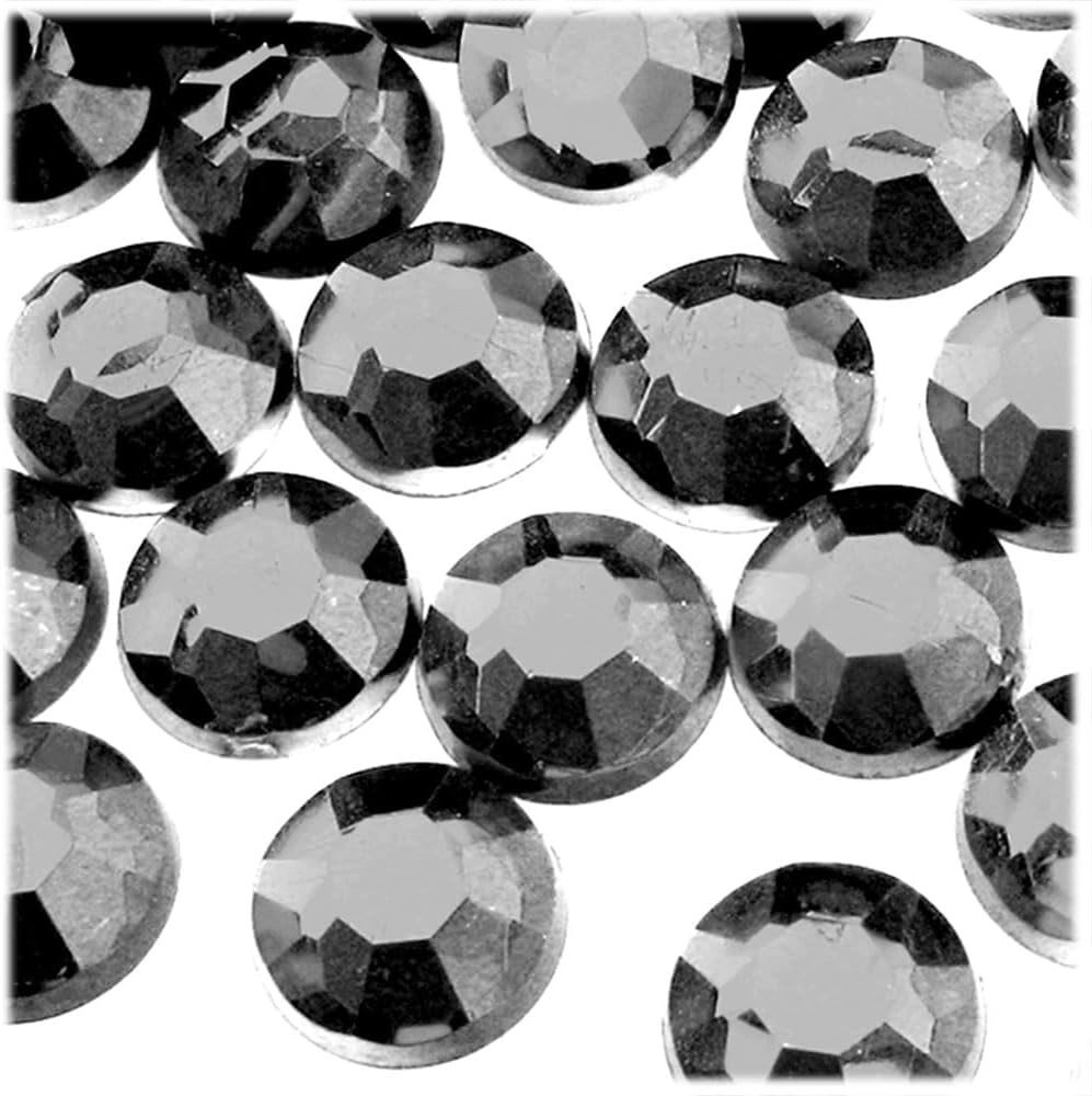 The Crafts Outlet 72pc Rhinestones Round 20mm - Flatback Golden Yellow - Crafty Corner