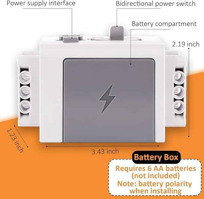 WEERSHUN 9-in-1 Motor Kit Compatible with Most Stud Building Blocks, Motor Set with Powerful Motors, Advanced Remote Control, Wide Compatibility