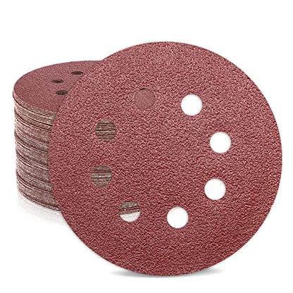 5 Inch 40 Grit Sanding Discs (30 Count)