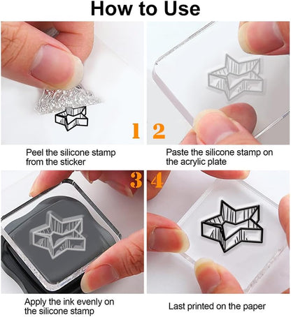Kitchenware Clear Stamp 6.3x4.3 Cooking Tool Transparent Stamps for DIY Scrapbooking Journal Decor - Crafty Corner