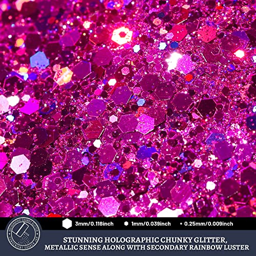 Red Glitter 160G (5.64 Ounce)