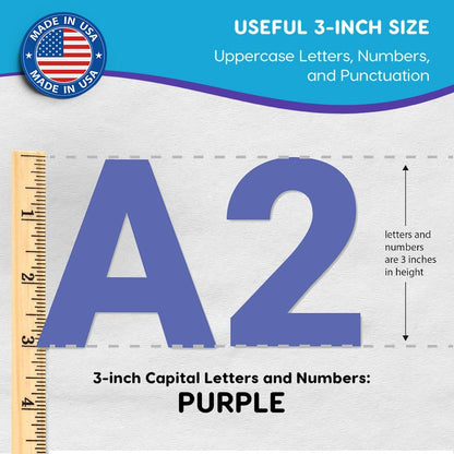 3 Inch Bulletin Board Letters & Numbers