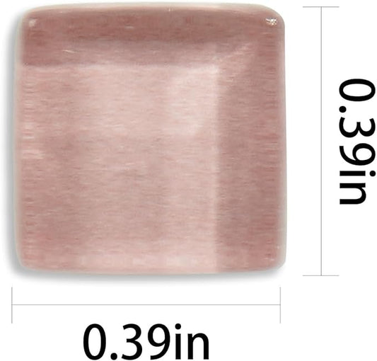 Square Glass Mosaic Tiles for Adults Crafts Supplies,200g Colorful Stained Glass Pieces Bulk for Living Room Home Kitchen Bathroom Decoration DIY Art Projects
