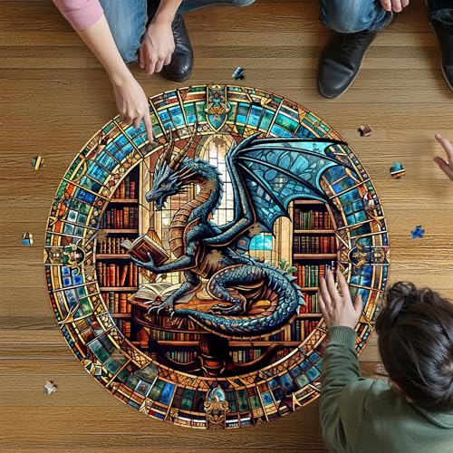 Round Puzzles for Adults 1000 Pieces (1000 Count)